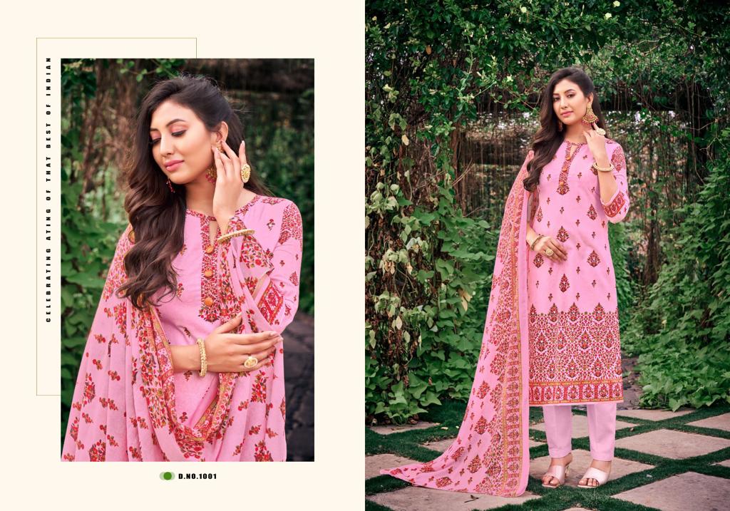 Soha By Shivang 1001-1008 Printed Cotton Dress Material Catalog